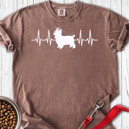 Yorkshire Terrier Heartbeat Premium Tee Gift For Dog Lover