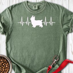 Yorkshire Terrier Heartbeat Premium Tee Gift For Dog Lover
