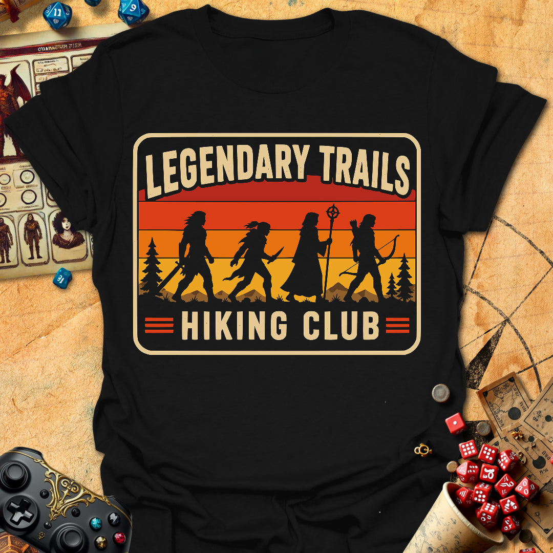 Hiking Club Tee Gift For Tabletop Gamer