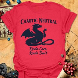 Kinda Care Kinda Dont Tee Gift For Tabletop Gamer