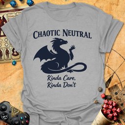 Kinda Care Kinda Dont Tee Gift For Tabletop Gamer