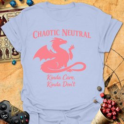 Kinda Care Kinda Dont Tee Gift For Tabletop Gamer