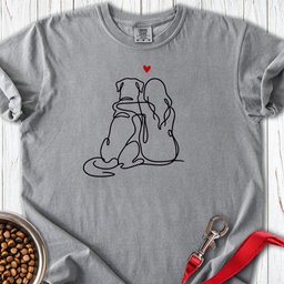 Rottweilwer And Girl Premium Tee Gift For Dog Lover