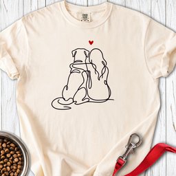 Rottweilwer And Girl Premium Tee Gift For Dog Lover