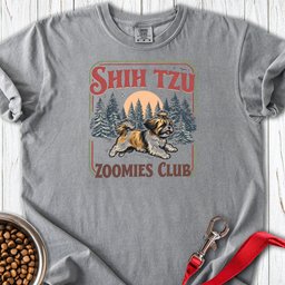 Shih Tzu Zoomies Club Premium Tee Gift For Dog Lover