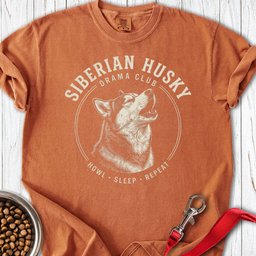 Siberian Husky Drama Club Premium Tee Gift For Dog Lover