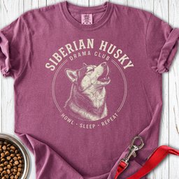 Siberian Husky Drama Club Premium Tee Gift For Dog Lover