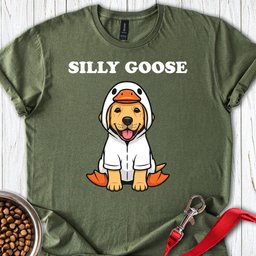 Silly Goose Labrador T Shirt Gift For Dog Lover