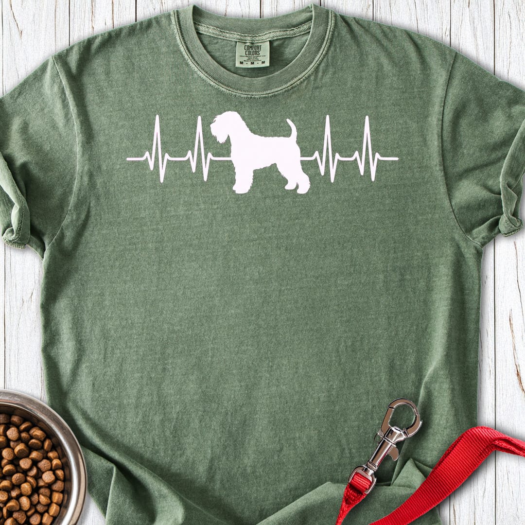 Wheaten Terrier Heartbeat Premium Tee Gift For Dog Lover