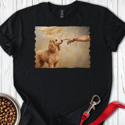Standard Poodle Creation Apricot T Shirt Gift For Dog Lover