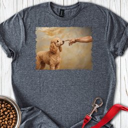 Standard Poodle Creation Apricot T Shirt Gift For Dog Lover