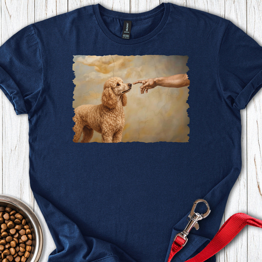 Standard Poodle Creation Apricot T Shirt Gift For Dog Lover