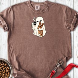 Red Heeler Meh Ghost Premium Tee Gift For Dog Lover