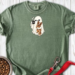 Red Heeler Meh Ghost Premium Tee Gift For Dog Lover