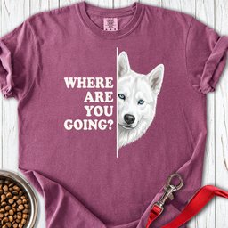 White Husky Alert Premium Tee Gift For Dog Lover