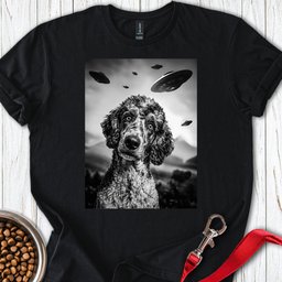 Poodle Ufo T Shirt Gift For Dog Lover