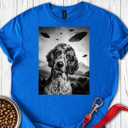 Poodle Ufo T Shirt Gift For Dog Lover