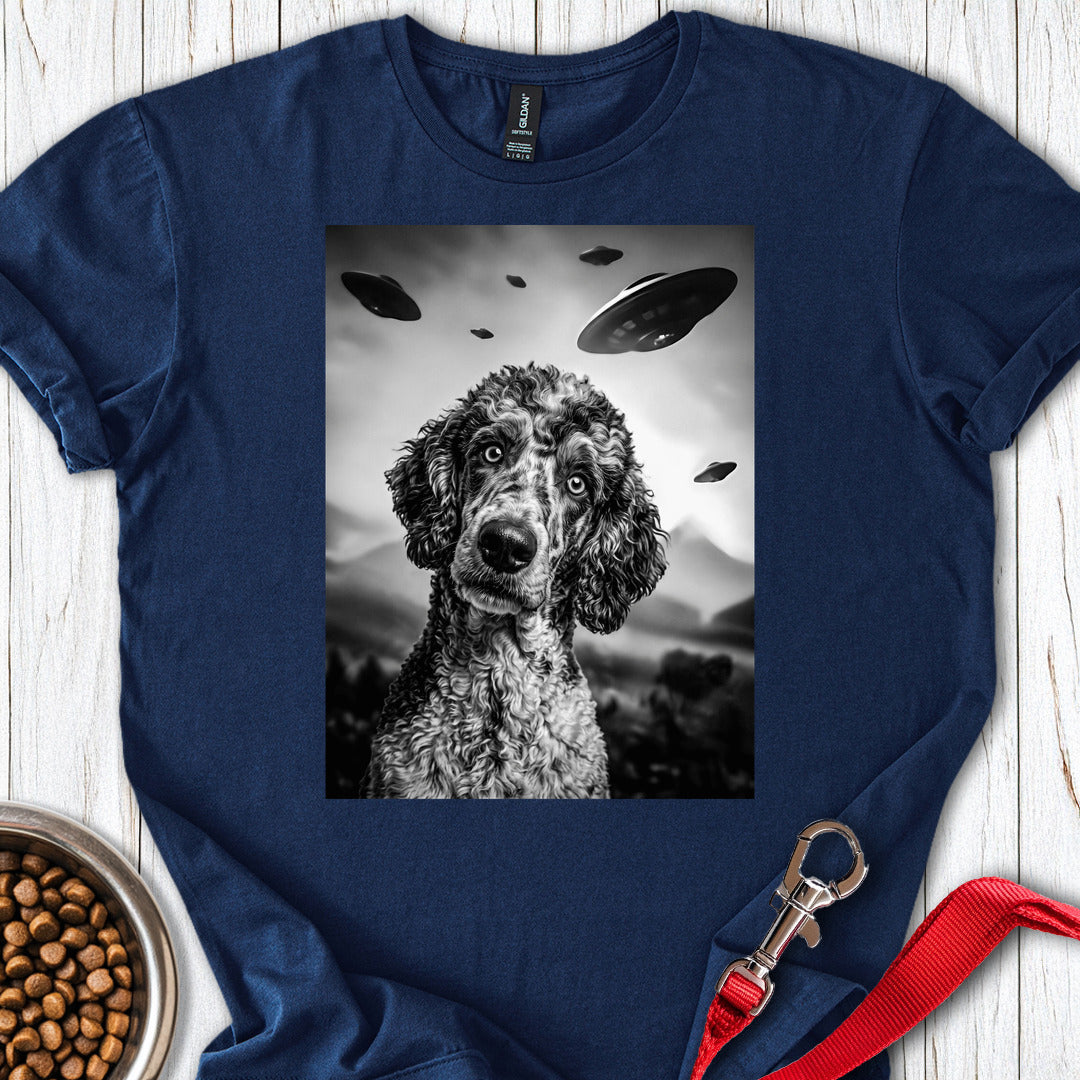Poodle Ufo T Shirt Gift For Dog Lover
