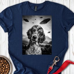 Poodle Ufo T Shirt Gift For Dog Lover