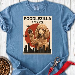 Standard Poodle Poodlezilla Apricot Premium Tee Gift For Dog Lover