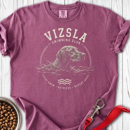 Vizsla Swimming Club Premium Tee Gift For Dog Lover