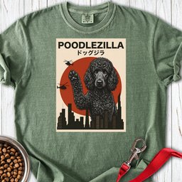 Standard Poodle Poodlezilla Black Premium Tee Gift For Dog Lover