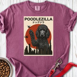 Standard Poodle Poodlezilla Black Premium Tee Gift For Dog Lover