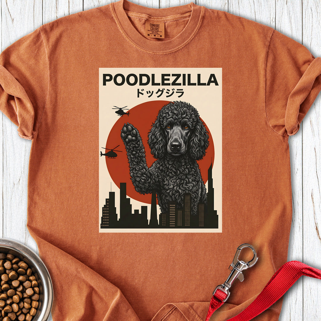 Standard Poodle Poodlezilla Black Premium Tee Gift For Dog Lover