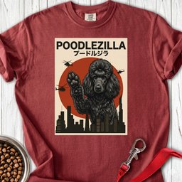 Standard Poodle Poodlezilla Premium Tee Gift For Dog Lover
