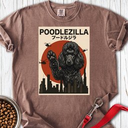 Standard Poodle Poodlezilla Premium Tee Gift For Dog Lover