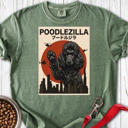 Standard Poodle Poodlezilla Premium Tee Gift For Dog Lover