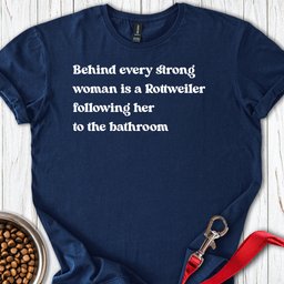 Rottweiler Strong Woman T Shirt Gift For Women