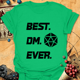 Best DM Ever Tee Gift For Tabletop Gamer