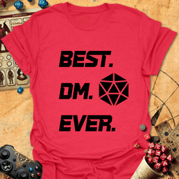 Best DM Ever Tee Gift For Tabletop Gamer