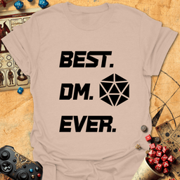 Best DM Ever Tee Gift For Tabletop Gamer