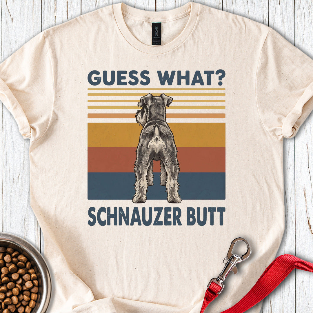 Schnauzer Butt T Shirt Gift For Dog Lover