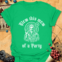 Bless This Mess Tee Gift For Tabletop Gamer
