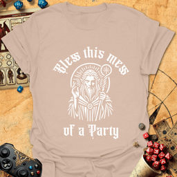 Bless This Mess Tee Gift For Tabletop Gamer