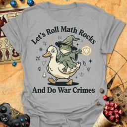 Math Rocks Tee Gift For Tabletop Gamer
