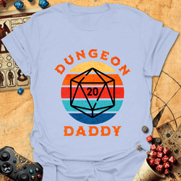 Dungeon Daddy Tee Gift For Tabletop Gamer