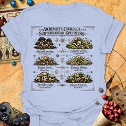 Alchemists Catalogue Tee Gift For Tabletop Gamer