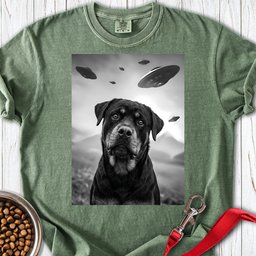 Rottweiler Ufo Premium Tee Gift For Dog Lover