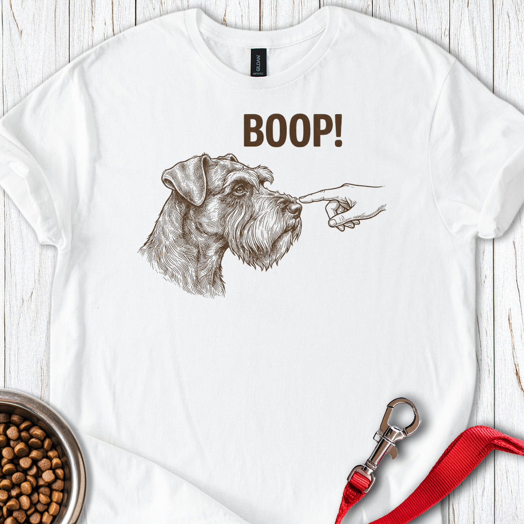 Schnauzer Boop T Shirt Gift For Dog Lover