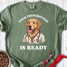 Therapy Golden Retriever T Shirt Gift For Dog Lover