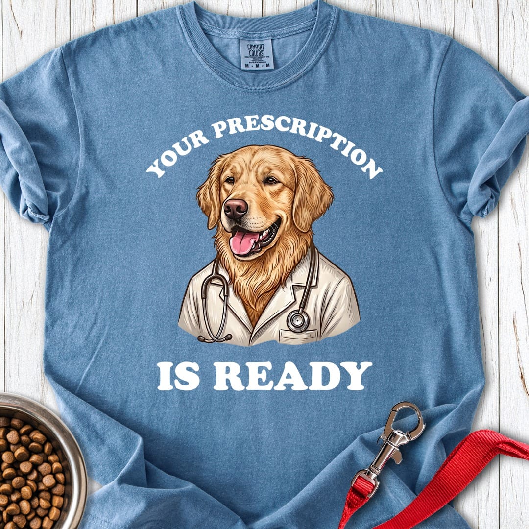 Therapy Golden Retriever T Shirt Gift For Dog Lover
