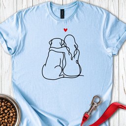 Rottweiler No Tail And Girl T Shirt Gift For Dog Lover