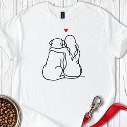 Rottweiler No Tail And Girl T Shirt Gift For Dog Lover