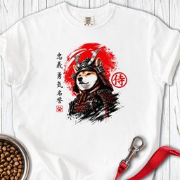 Shiba Inu Samurai Premium Tee Gift For Dog Lover
