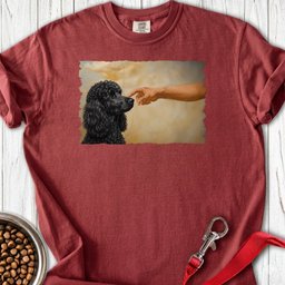 Standard Poodle Creation Black Premium Tee Gift For Dog Lover