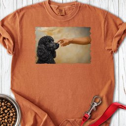 Standard Poodle Creation Black Premium Tee Gift For Dog Lover